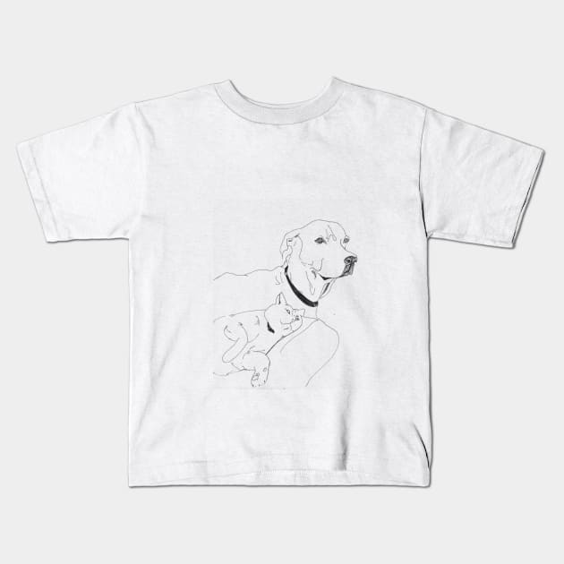 Alfi and Izzy Kids T-Shirt by ThePencilSharpener